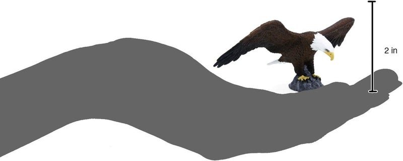 MOJO Bald Eagle Realistic International Wildlife Hand Painted Toy Figurine - Image 3